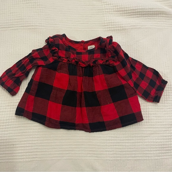 Baby Gap Plaid Top 3-6 Months - Picture 1 of 3